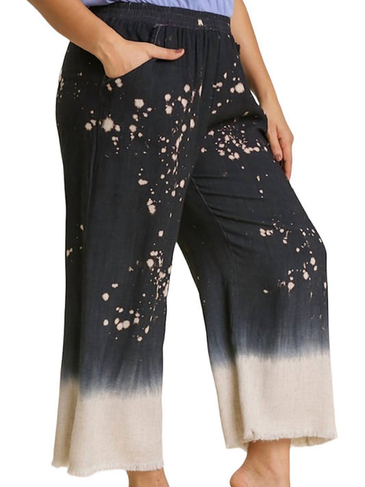 Umgee - Dip Dye Wide Leg Pant - Plus