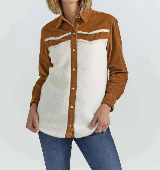Wrangler - Retro Americana Sherpa Shirt-jacket