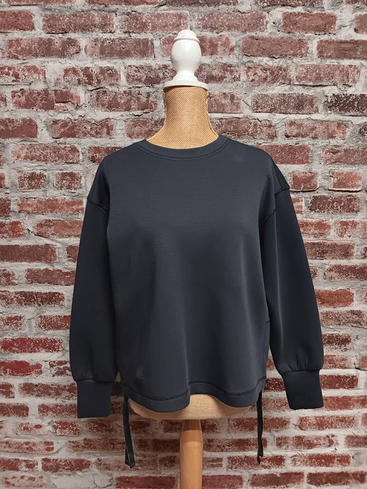 Keren Hart - Women's Long Sleeve Knit Drawstring Sweatshirt