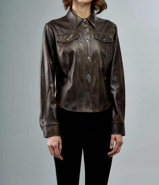 Insight - Faux Vegan Shacket