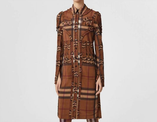 Burberry - Pleated Button-down Shirt Dress