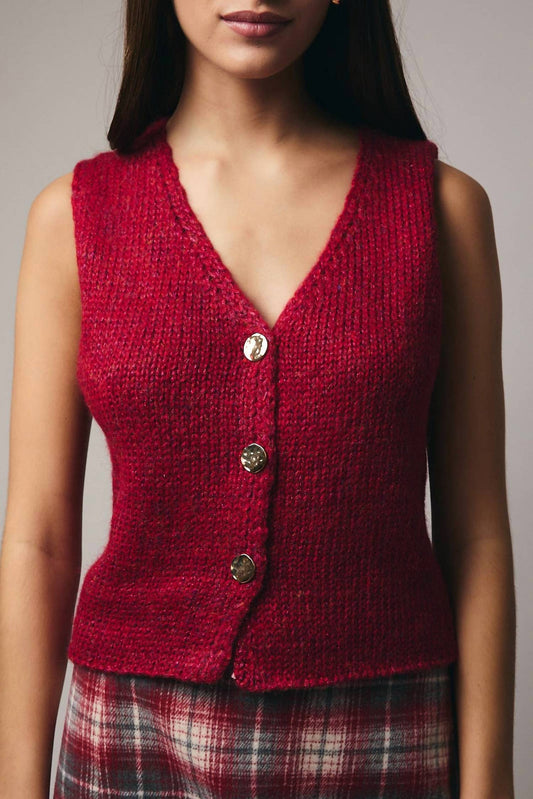 Sunday Edition - Hadley Lurex Sweater Vest