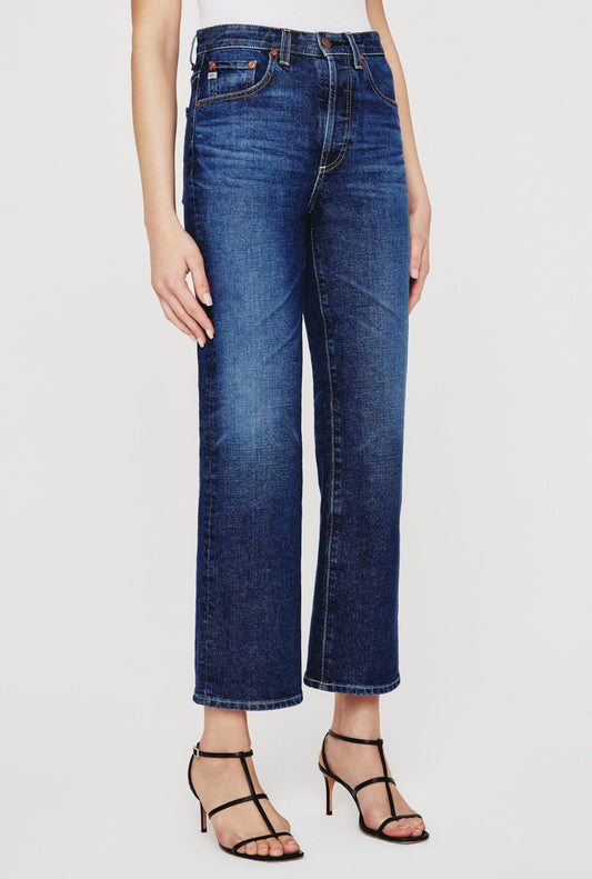Ag Jeans - Kinsley High-rise Cropped Stretch Denim Jeans