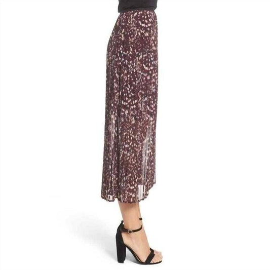 Nic + Zoe - Confetti Pleated Sheer Midi Skirt