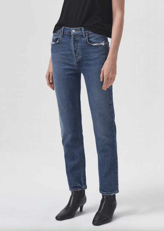 Agolde - Riley Straight Crop Jeans