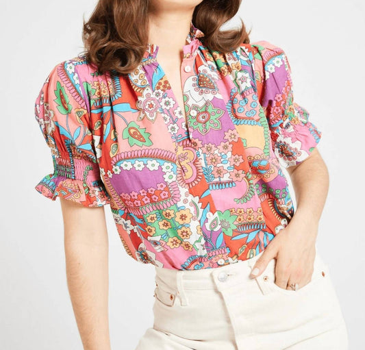 Mille - Marnie Button Front Top