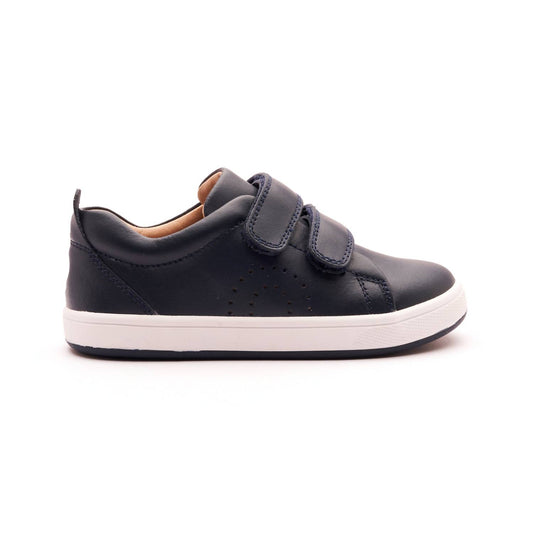 Oldsoles - Boys Big Tot Velcro Leather Sneakers