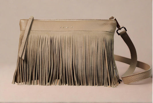 Berge - Karma Fringed Shoulder Bag