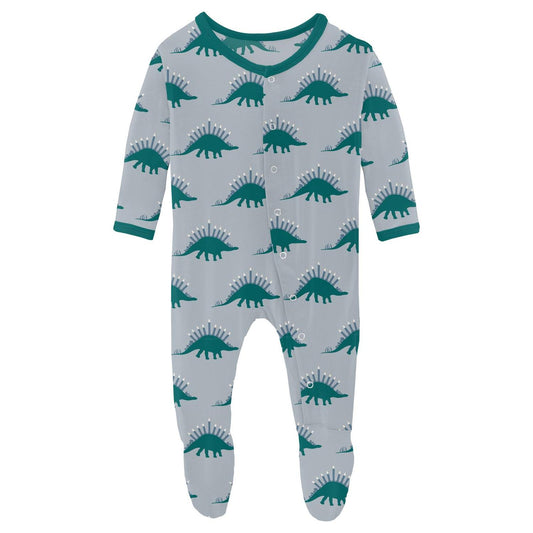 Kickee - Kids' Print Footie with Snaps