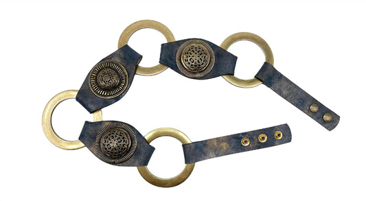 Streets Ahead - Billie Belt in Navy Shimmer