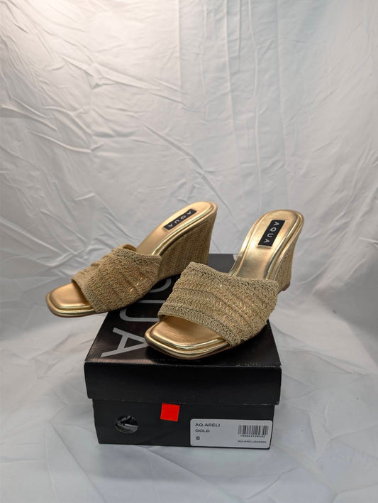 Aqua - Women's Areli Woven Espadrille Wedge