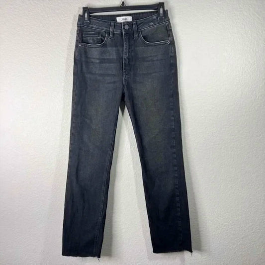 Just Black Denim - Women's Cut-off Cropped Straight Leg Jean