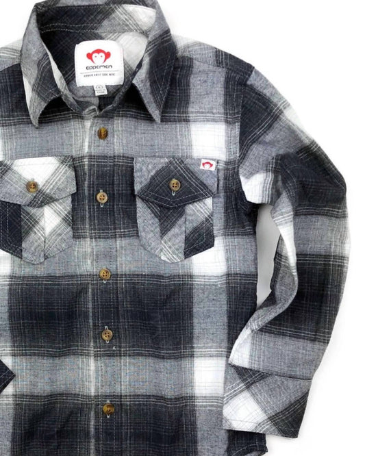 Appaman - Boys' Flannel Polo Shirt
