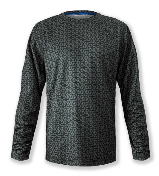 Inknburn - Men's Woven Carbon Fiber Long Sleeve Tech Shirt