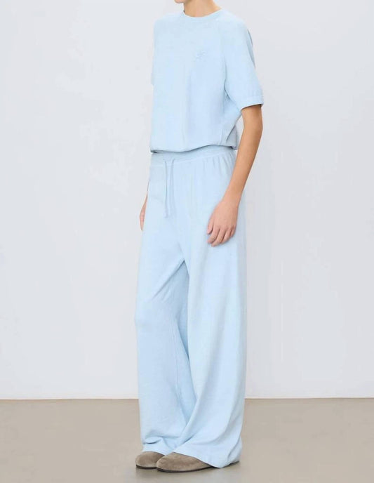 Eterne - Drawstring Wide Leg Sweatpant
