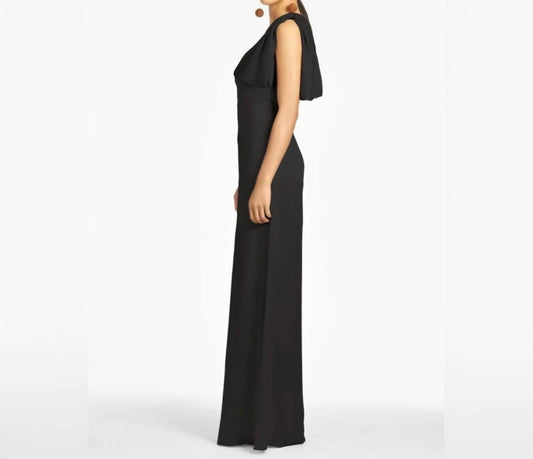 Sachin & Babi - Chelsea One-shoulder Georgette Gown