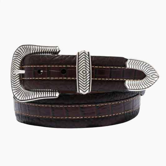 Lejon Leather Goods - Men's Vintage Bison Leather Coloma Usa Made Belt