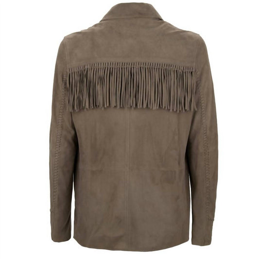 Amiri - Men's Fringe Suede Jacket