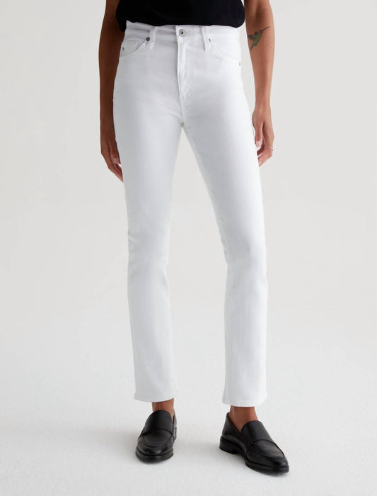 Ag Jeans - Mari High Rise Slim Straight Leg Jeans