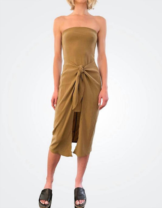 Anemos - Women's The Strapless D.k. Wrap Dress