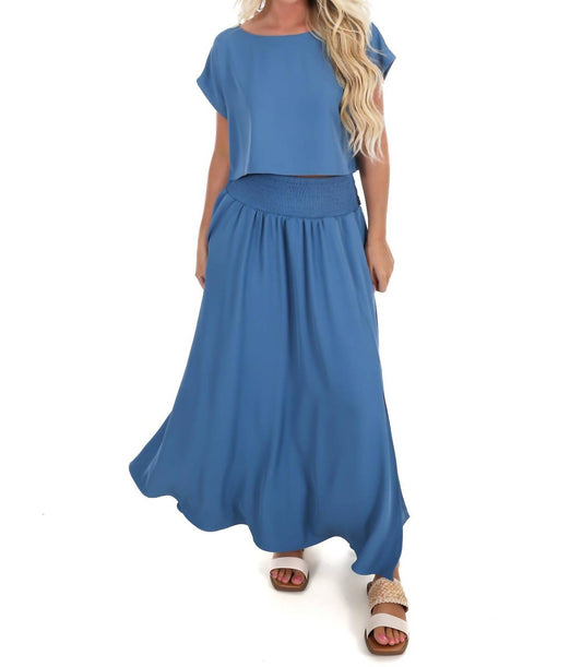 Zenana - Perfect Pair Skirt Two Piece Set