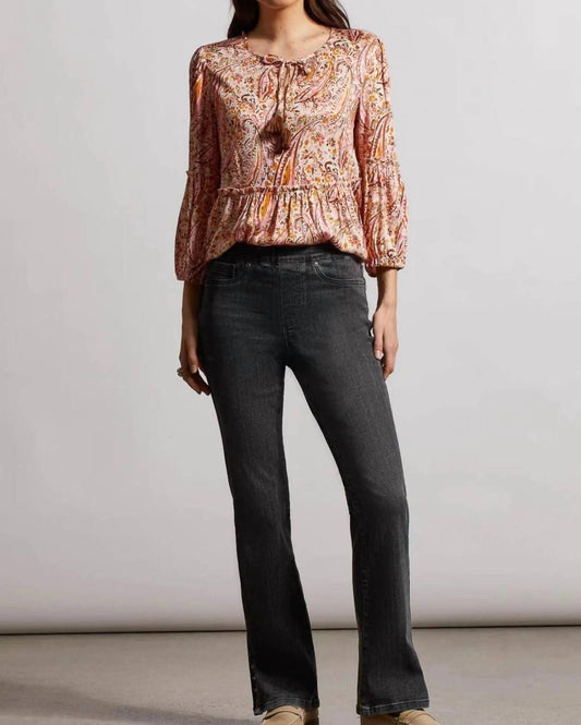 Tribal - Audrey Pull On Microflare Jeans