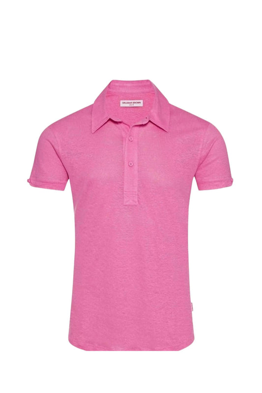 Orlebar Brown - Men's Sebastian Linen Polo Shirt