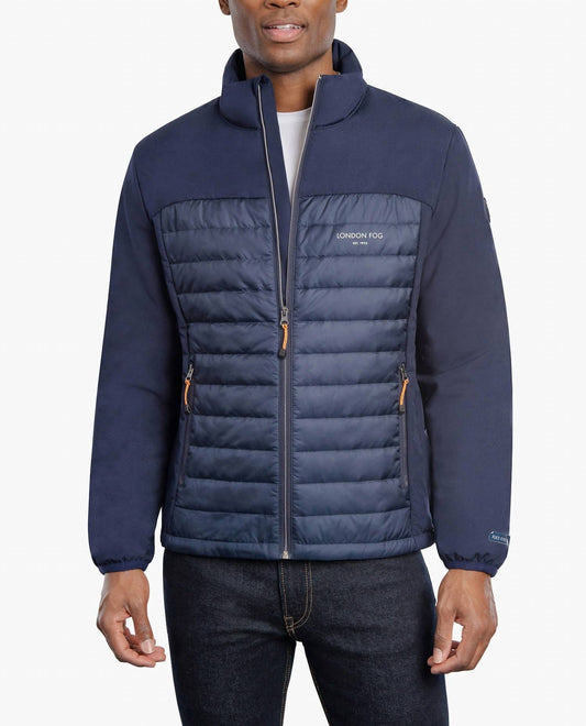 London Fog - Ridgewood Mix Media Midweight Jacket