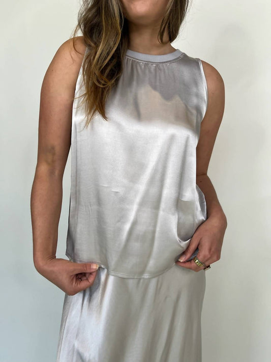 Rose & Crown - Satin Tank Top