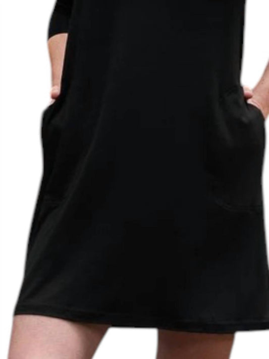 Yala - Rita Boatneck A-line Bamboo Dress With Pockets