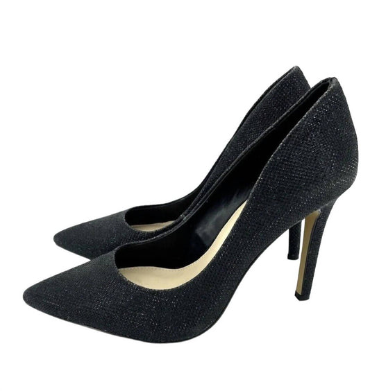 Vince Camuto - Women's Cresida Glittery Mesh Pumps