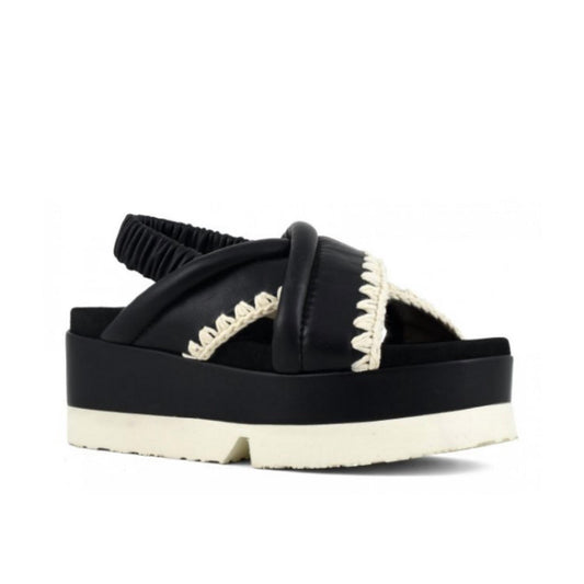 Mou - JAPANESE CRISS-CROSS PLATFORM SANDAL