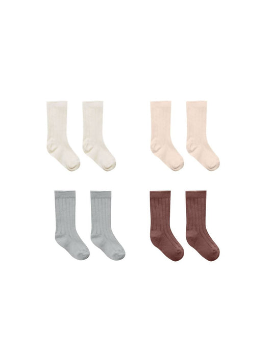 Quincy Mae - Baby 4 Pack Boxed Sock Set