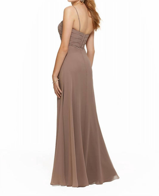 Morilee - Sweetheart Neck Chiffon Bridesmaid Dress
