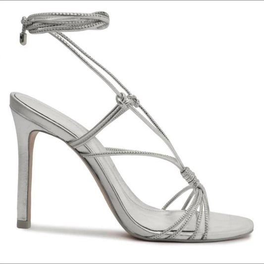 Schutz - Women's Azealia Metallic Leather Wrap Sandal