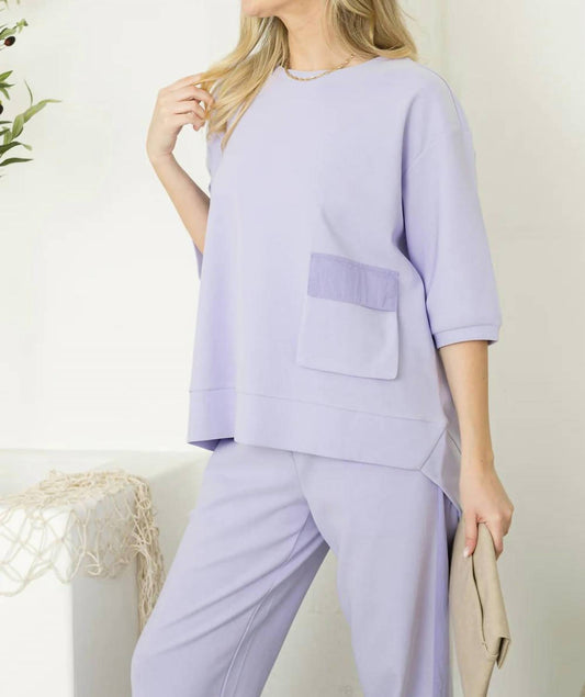 Joh - Karen Knit Crepe Top