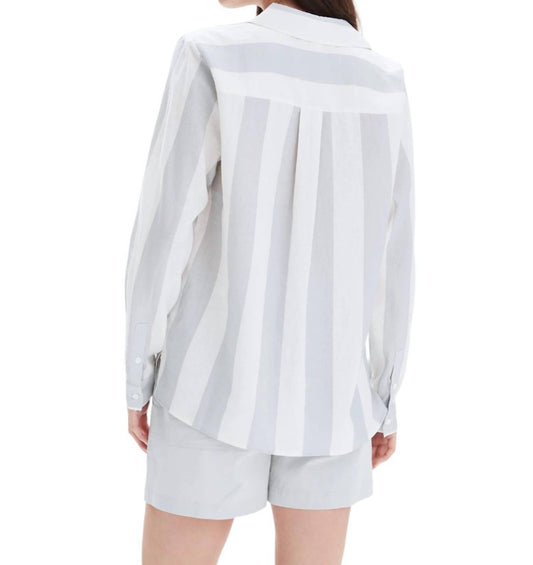 Chrldr - Striped Frida Linen Shirt