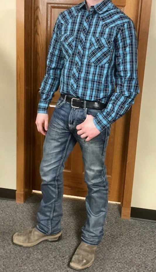 Wrangler - Mens Long Sleeve Western Shirt