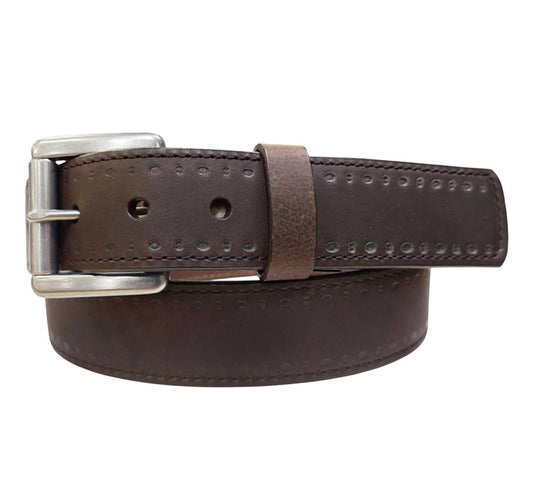 Lejon Leather Goods - Men's Fargo Bison Leather Usa Belt