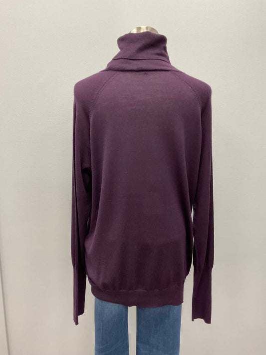 Strenesse - PLUM WOOL/CASHMERE SWEATER