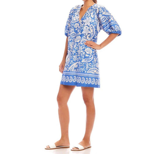Karen Kane - Puff Sleeve Peasant Dress