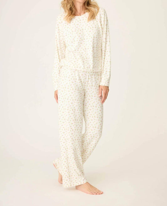 Pj Salvage - Full Of Love Floral Pajama Set