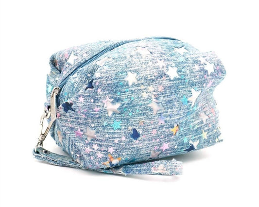 Bari Lynn - Girl's Denim Stars Toiletry Bag