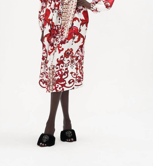 Camilla - Blouson Sleeve Midi Dress