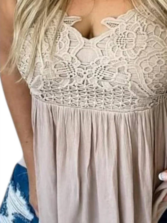 Blakeley - Lace Babydoll Swing Tank Top