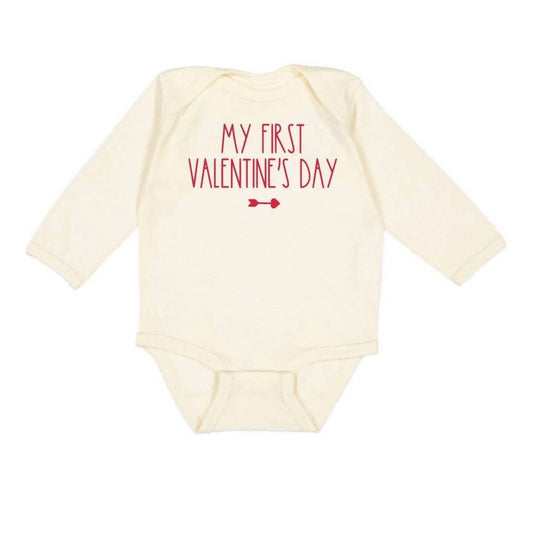 Sweet Wink - Kids' My First Valentine's Day Long Sleeve Bodysuit