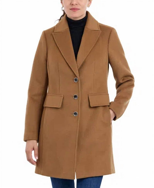 Michael Kors - Single-breasted Notch Lapel Coat