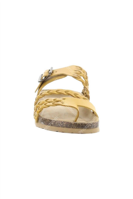 Bos. & Co. - Women's Braided Leather Sandals