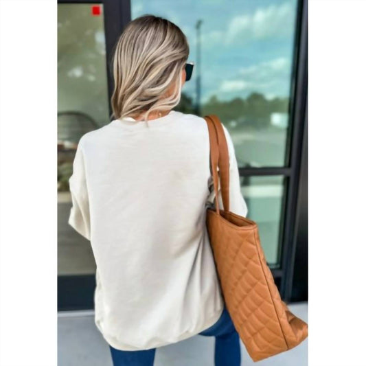 Birdie - Leopard Bow Luxe Sweatshirt