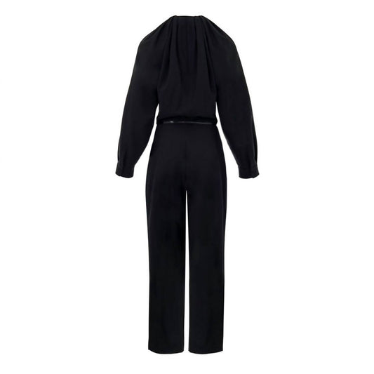 Gucci - Women's Long Sleeves Button Jumpsuit